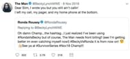 Just one of many Twitter jibes Becky has thrown at Ronda